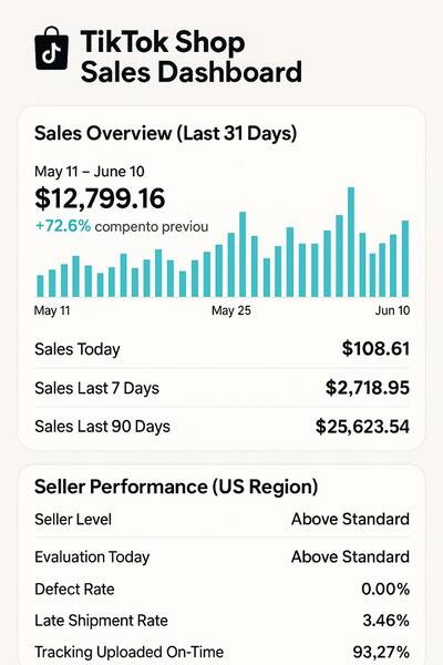 TikTok Sales Screenshot 1